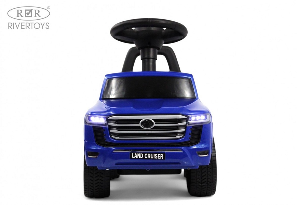 Детский толокар RiverToys Toyota Land Cruiser 300 Z002ZZ-D (синий) фото-4