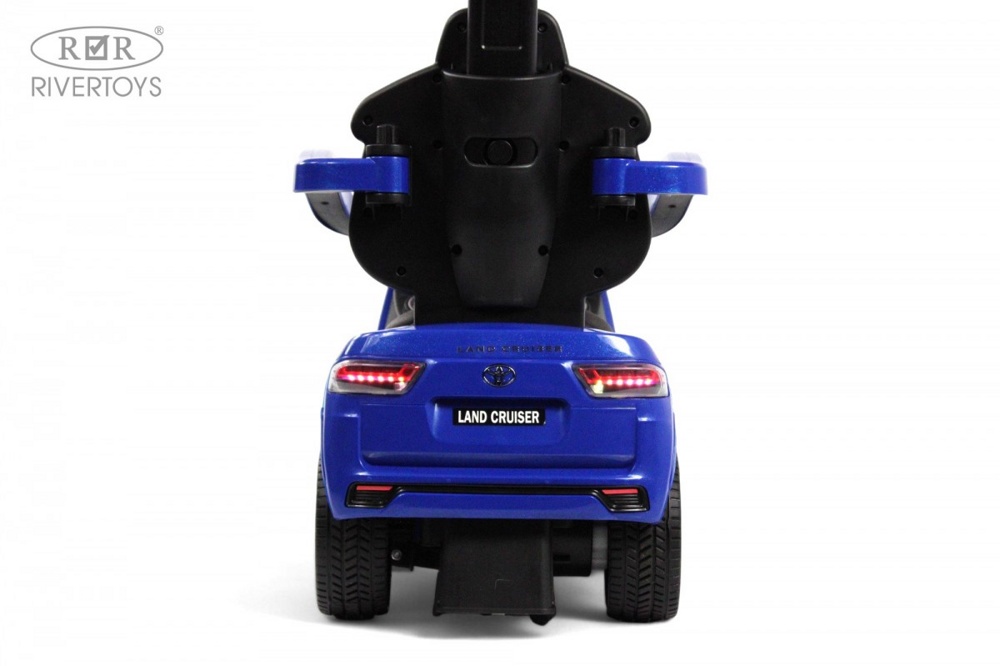 Детский толокар RiverToys Toyota Land Cruiser 300 Z002ZZ-C (синий) фото-6