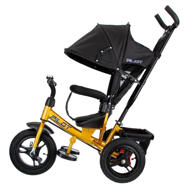 Велосипед детский Trike Pilot PTA3GB 2025 (черно-желтый) - фото2