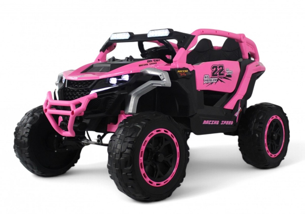 Детский электромобиль RiverToys K707AM (розовый)