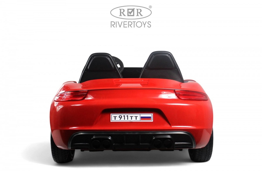 Детский электромобиль RiverToys T911TT NEW (красный) Двухместный до 100кг - фото6