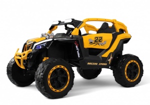 Детский электромобиль RiverToys K707AM-A (желтый) - фото