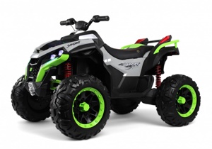 Детский электроквадроцикл RiverToys Z888VO 4WD (серый) - фото
