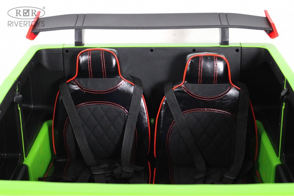 Детский электромобиль RiverToys Z888ZZ (зеленый) Brabus Полноприводный Двухместный фото-5 Детский электромобиль RiverToys Z888ZZ (зеленый) Brabus Полноприводный Двухместный фото-5