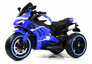 Детский электромотоцикл RiverToys М777БХ (синий) Ducati - фото