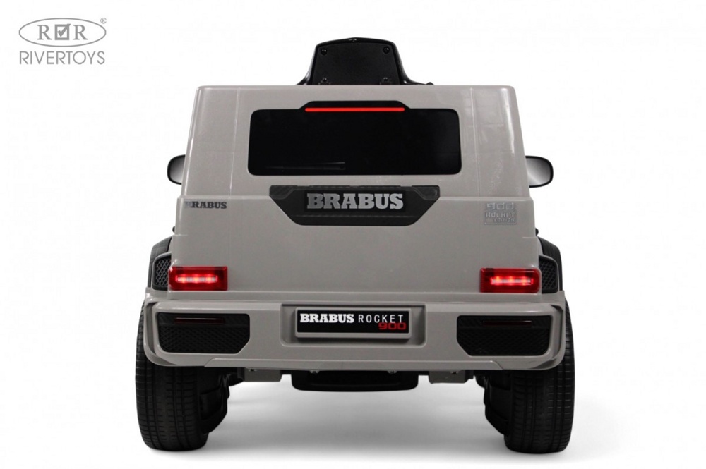 Детский электромобиль RiverToys Z999ZZ (серый) Полноприводный Mercedes Brabus - фото6