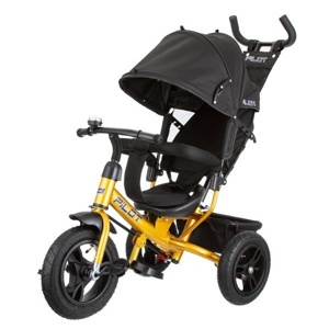 Велосипед детский Trike Pilot PTA3GB 2025 (черно-желтый) - фото