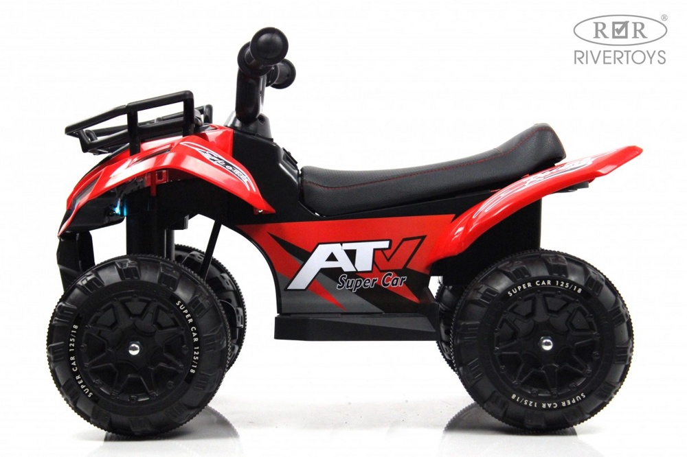 Детский электроквадроцикл RiverToys L111LL (красный) - фото6