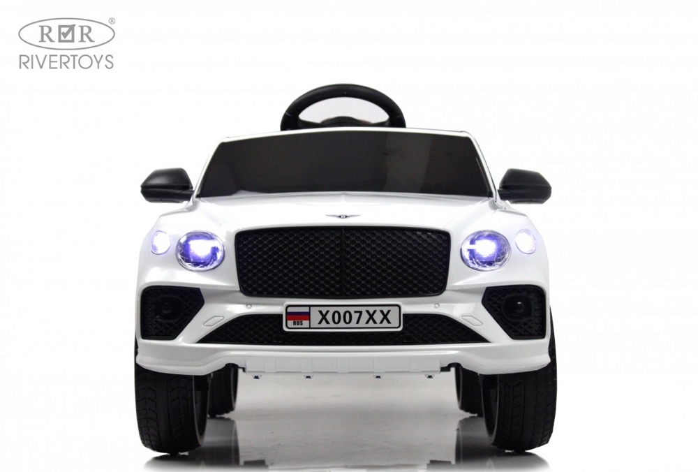 Детский электромобиль RiverToys X007XX (белый) Bentley - фото2