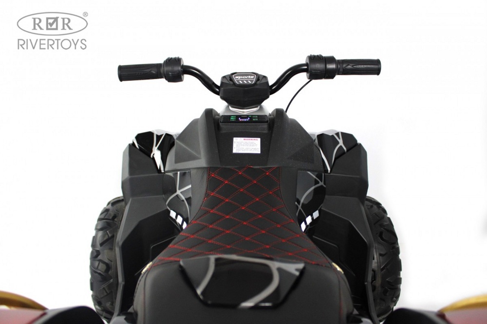 Детский электроквадроцикл RiverToys Z999VO (черный Spider) - фото4