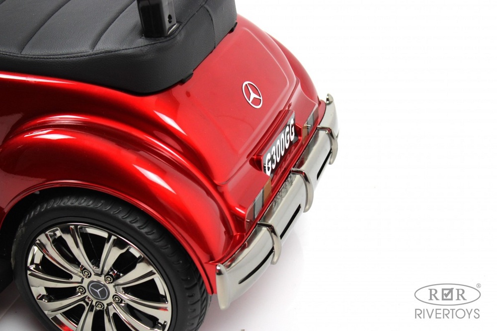 Детский толокар RiverToys Mercedes-AMG 300S G300GG-D (красный глянец) с дистанционным управлением - фото5
