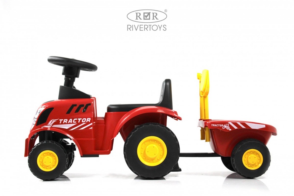 Детский толокар RiverToys G101GG (красный) - фото3