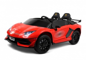 Детский электромобиль RiverToys K999PX (красный) Lamborghini Двухместный, полноприводный - фото