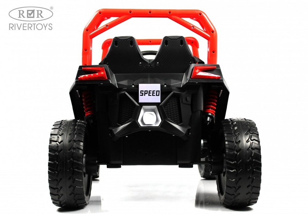 Детский электромобиль RiverToys F888FF-A 4WD (красный) - фото5